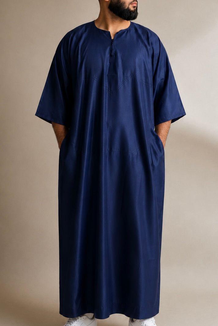 TL Comfort- Comfort Moroccan Gandoura - Navy Blue