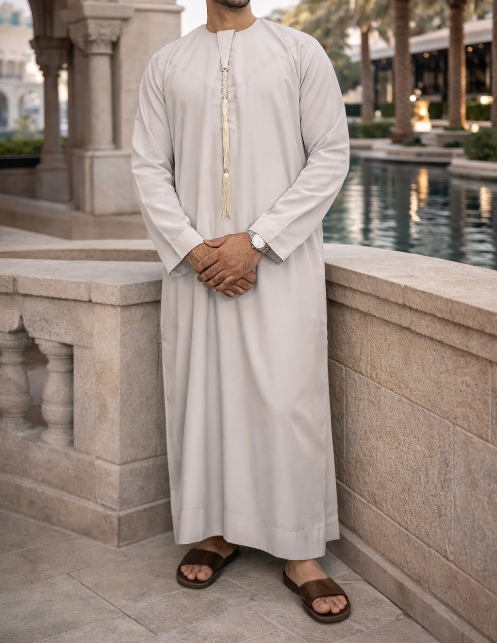 Stone beige Emaar Basic's -Classic Emirati Thobes
