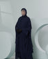 Women's Farasha Style Abaya in Navy