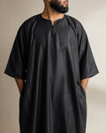 TL Comfort- Comfort Moroccan Gandoura - Obsidian Black