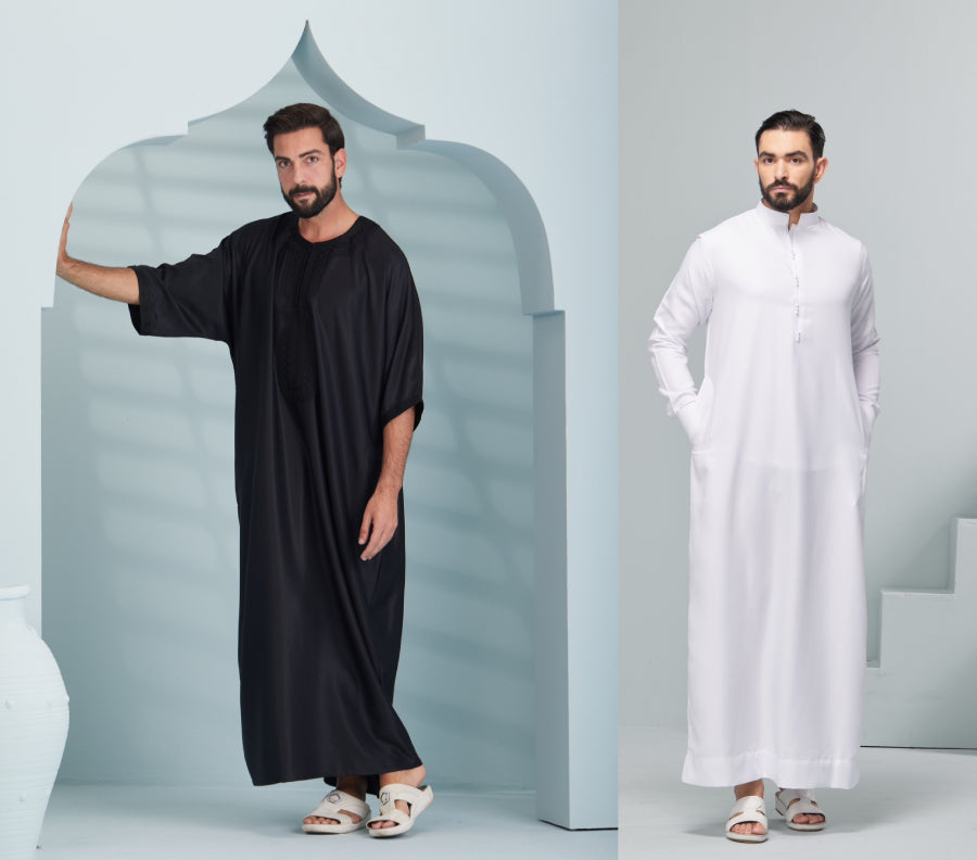 Thobes for Men, Luxury Thobe, Traditional Moroccan Thobes by Thobeluxe, Arabian Thobes Robe Jabba, Dishdasha for Men Gandoura Thobes