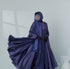 Women's Luxury Kaftan Style Abaya Set in Navy