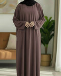Mauve Closed Abaya TL Essentials