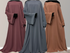 Wide sleeve Nidha Abayas