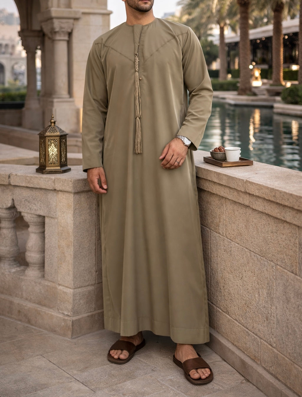 Taupe Emaar Basic's -Classic Emirati Thobes