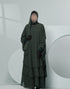 Women's Farasha Style Abaya in Green