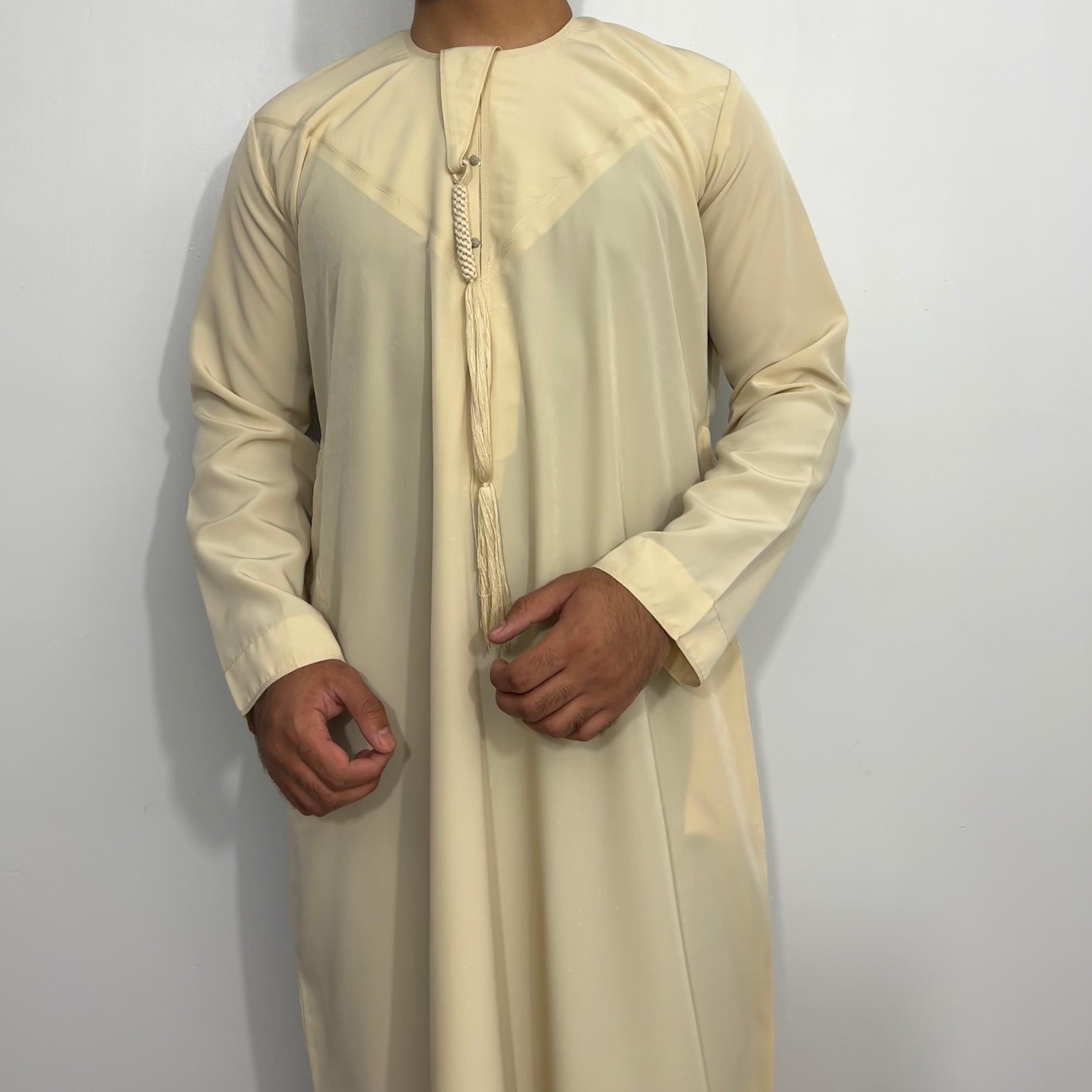 Men's Thobe, Thobe for Men, Luxury Thobe, Traditional Emirati Thobe