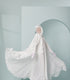 Women's Luxury Kaftan Style Abaya Set in White