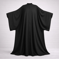Batwing Abaya in Black on white background