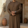 Matte Mocha Omani Thobe TL Essentials