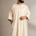 TL Comfort- Comfort Moroccan Gandoura - Cream Beige