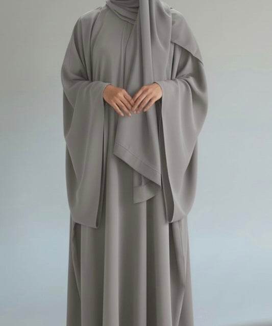 The Iconic Pebble Grey Sobha Abaya