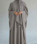 The Iconic Pebble Grey Sobha Abaya