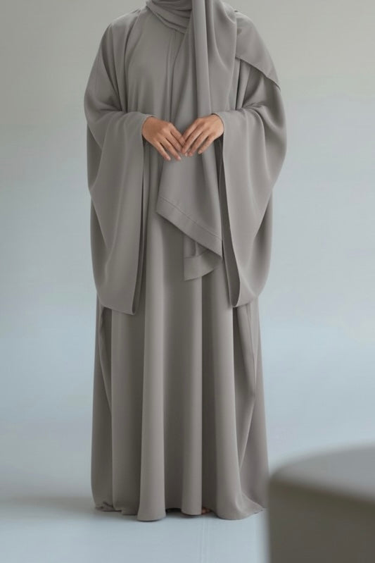 The Iconic Pebble Grey Sobha Abaya