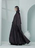 Women's Luxury Kaftan Style Abaya Set with scarf in Black