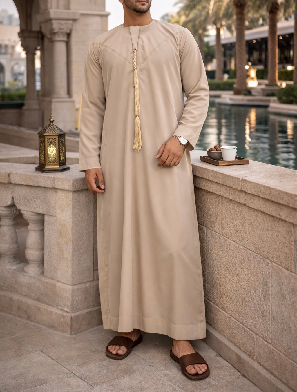 Light sand Emaar Basic's -Classic Emirati Thobes