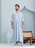 Men's Moroccan Thobe Ice Grey Tradition thobes