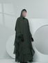 Women's Farasha Style Abaya in Green