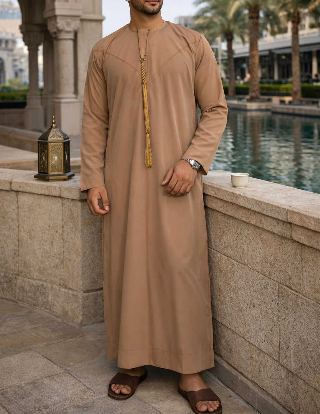 Dark Sand Emaar Basic's -Classic Emirati Thobes