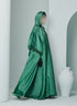 Women's Luxury Kaftan Style Abaya Set with scarf in Emerald