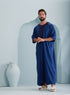 Navy Blue Traditional Moroccan Thobes by Thobeluxe