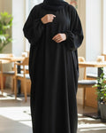 Black Batwing Abaya TL Essentials