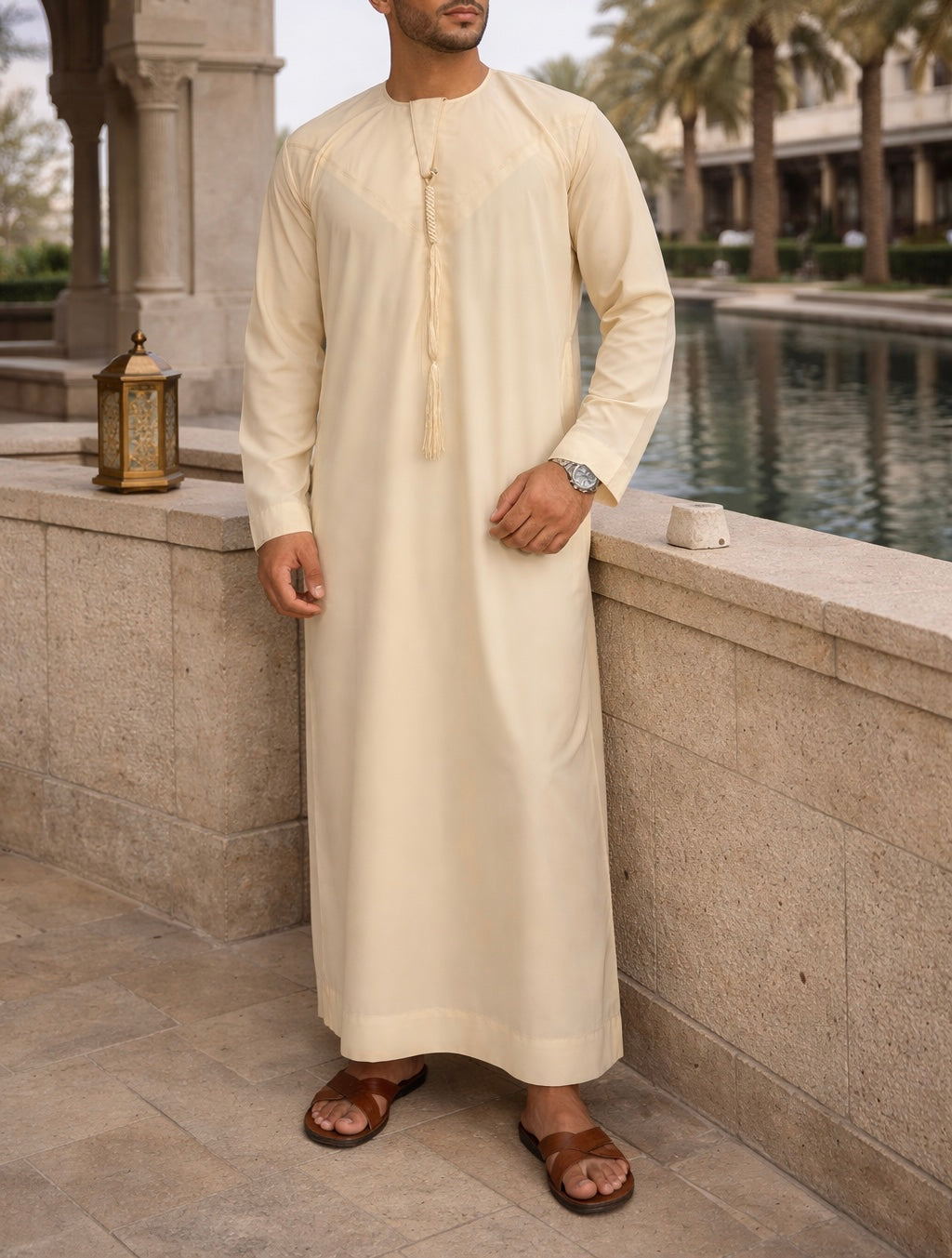 Yellow Emaar Basic's -Classic Emirati Thobes