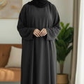 Dark Grey Closed Abaya TL Essentials