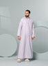 Thobeluxe mens saudi thobe in lavender colour