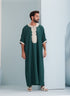 Traditional Moroccan Thobes green by Thobeluxe