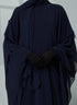 Women's Farasha Style Abaya in Navy