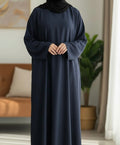 Navy Closed Abaya TL Essentials