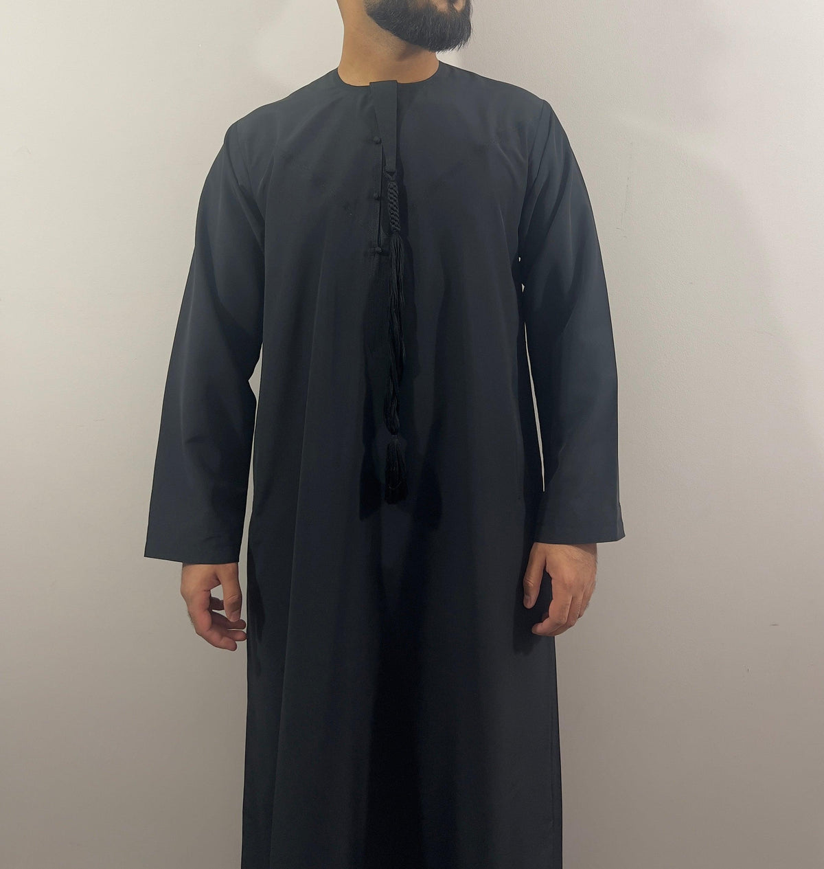 Black Emaar Zibdha- Premium Emirati Thobe