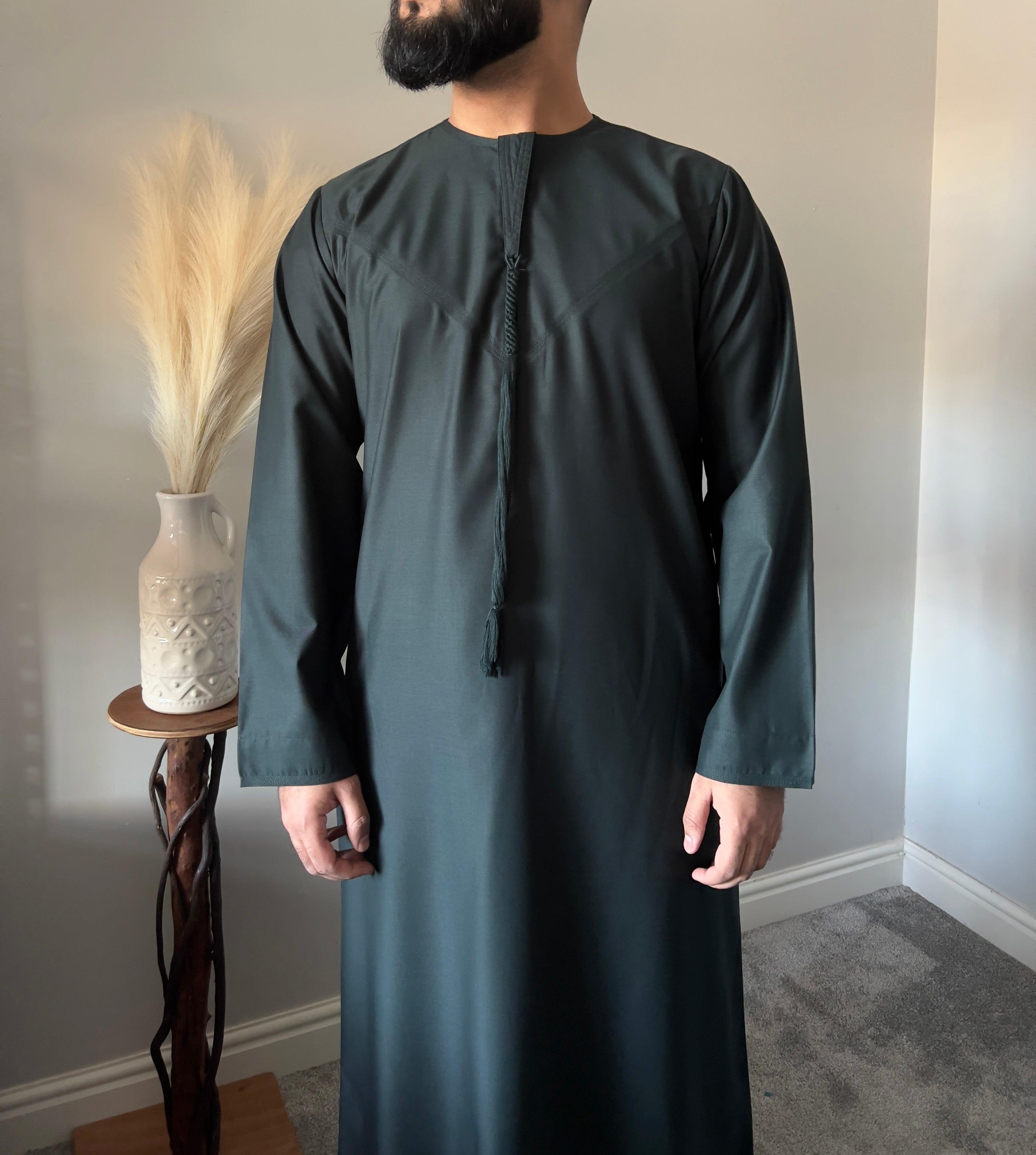 Forest Green Premium Emirati Thobe