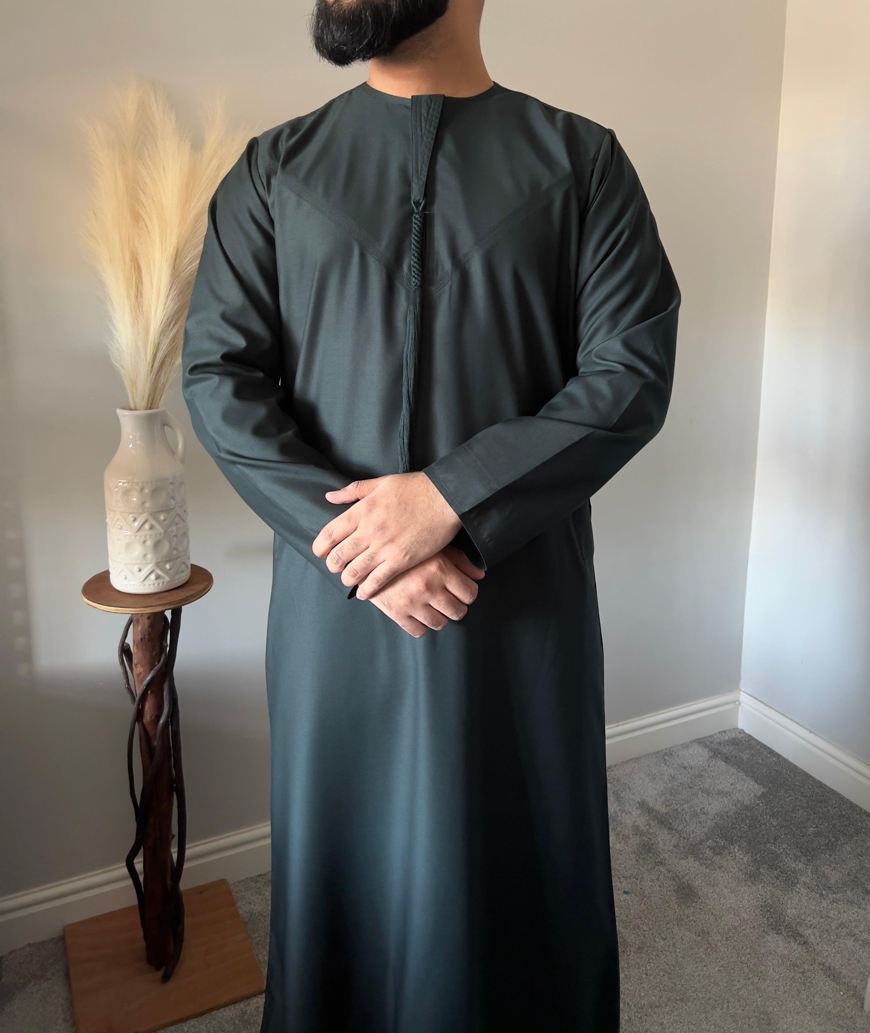 Forest Green Premium Emirati Thobe