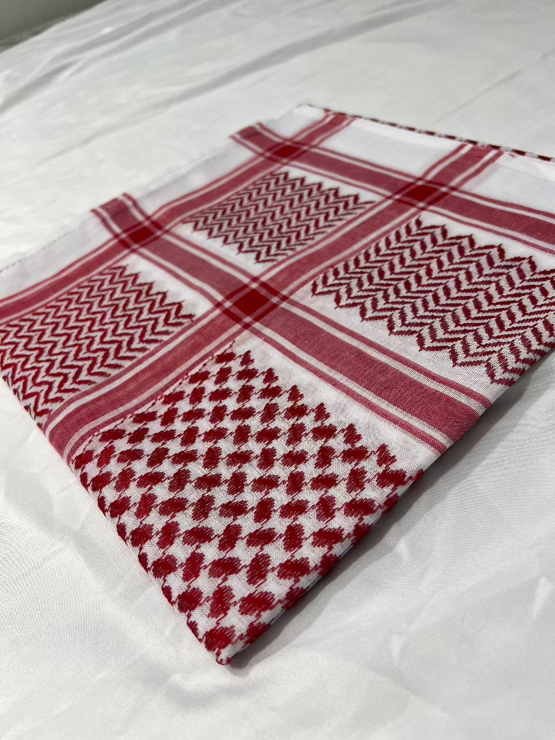Red Shemagh Scarf