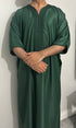 Men's Moroccan Thobe in Green, Othman Thobe