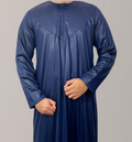 premium mens blue thobe Authentic Omani Mens fashion Premium Moroccan Thobes, Classic Thobes, Emirati Fashion, arabic clothing, muslim fashion 
