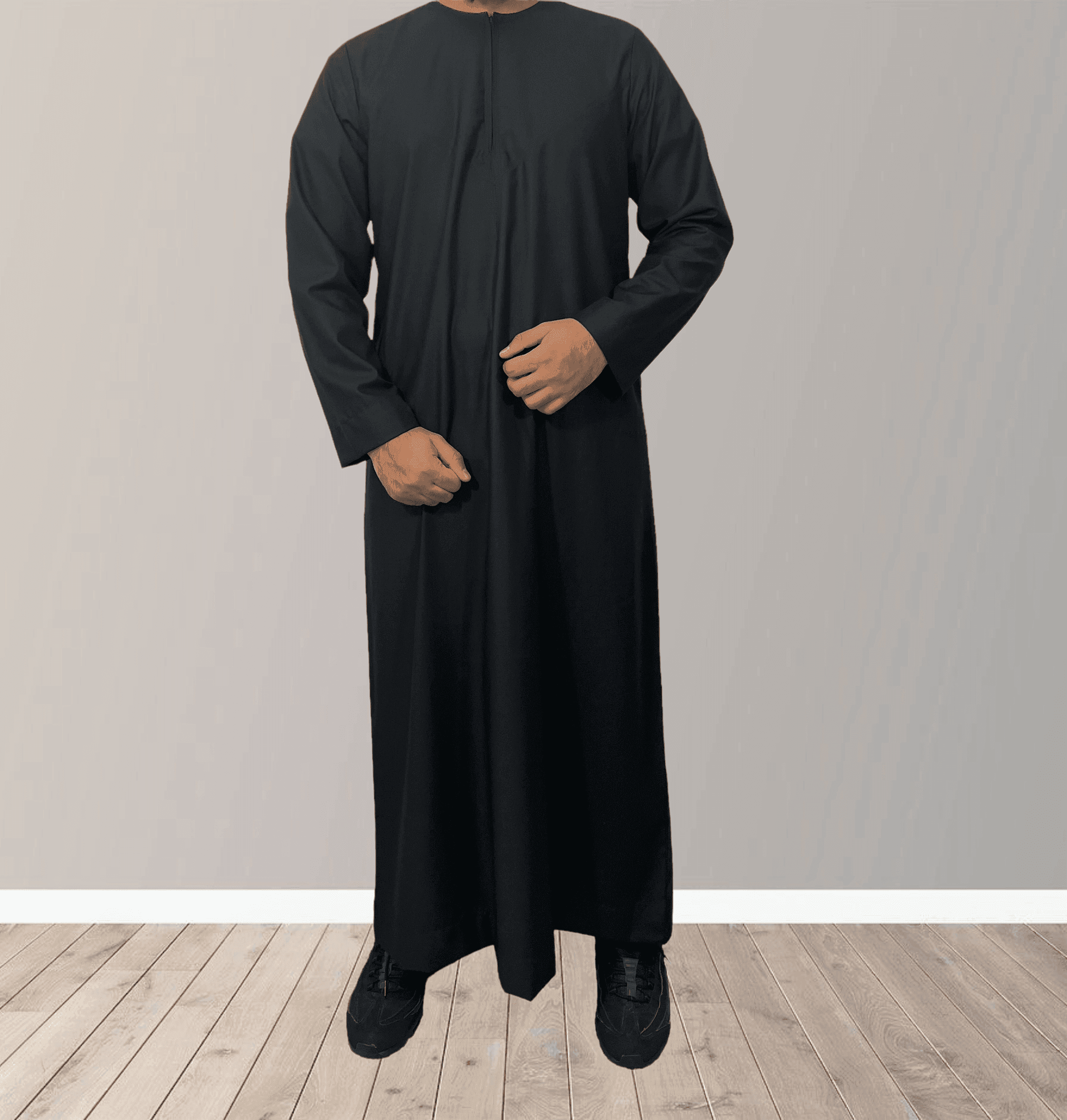Black Thobes for Men, Luxury Thobe, Traditional Moroccan Thobes by Thobeluxe, Arabian Thobes thobeluxe