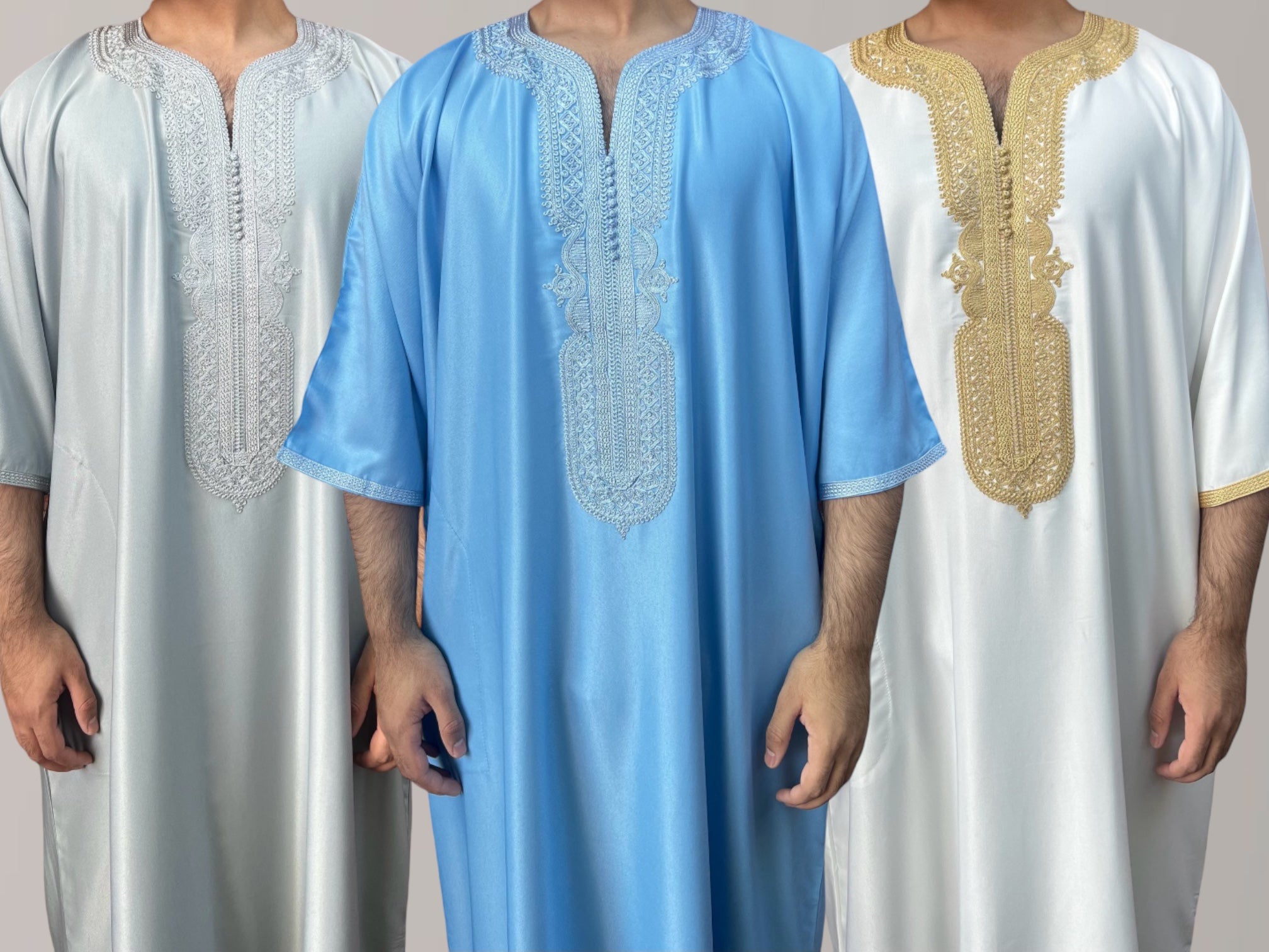 Authentic Omani Mens fashion Premium Moroccan Thobes, Classic Thobes, Emirati Fashion, arabic clothing, muslim fashion