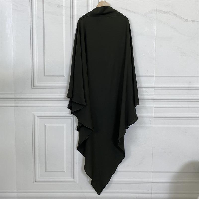long dress abaya Colour black for women Nidha Khimar
