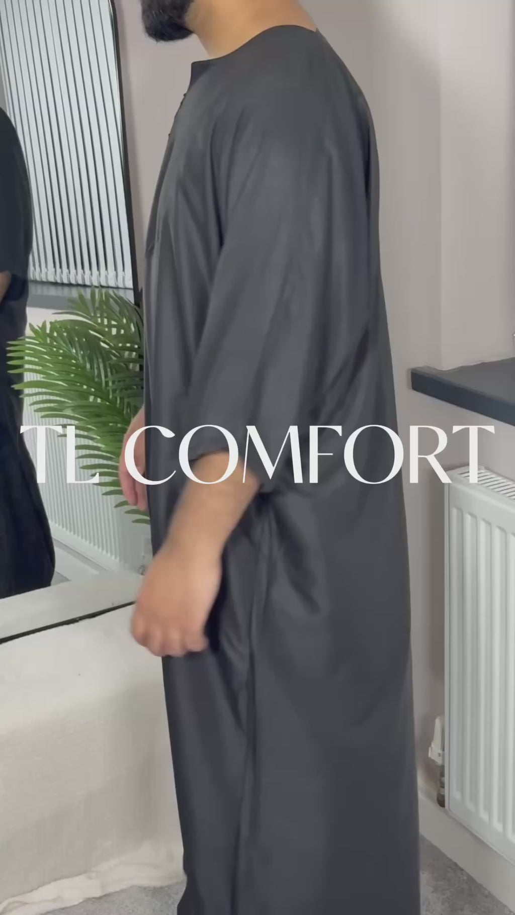 TL Comfort- Comfort Moroccan Gandoura - Mocha Beige