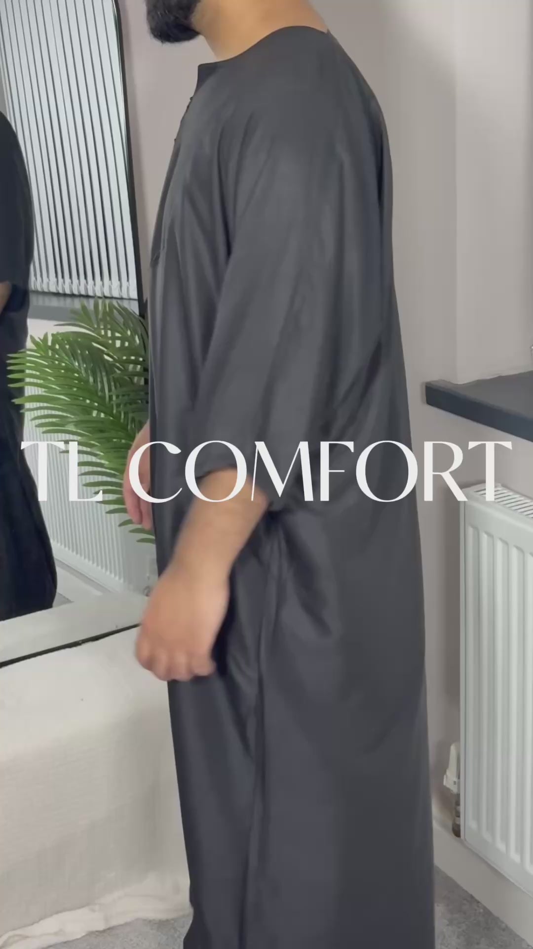 TL Comfort- Comfort Moroccan Gandoura - Pristine White