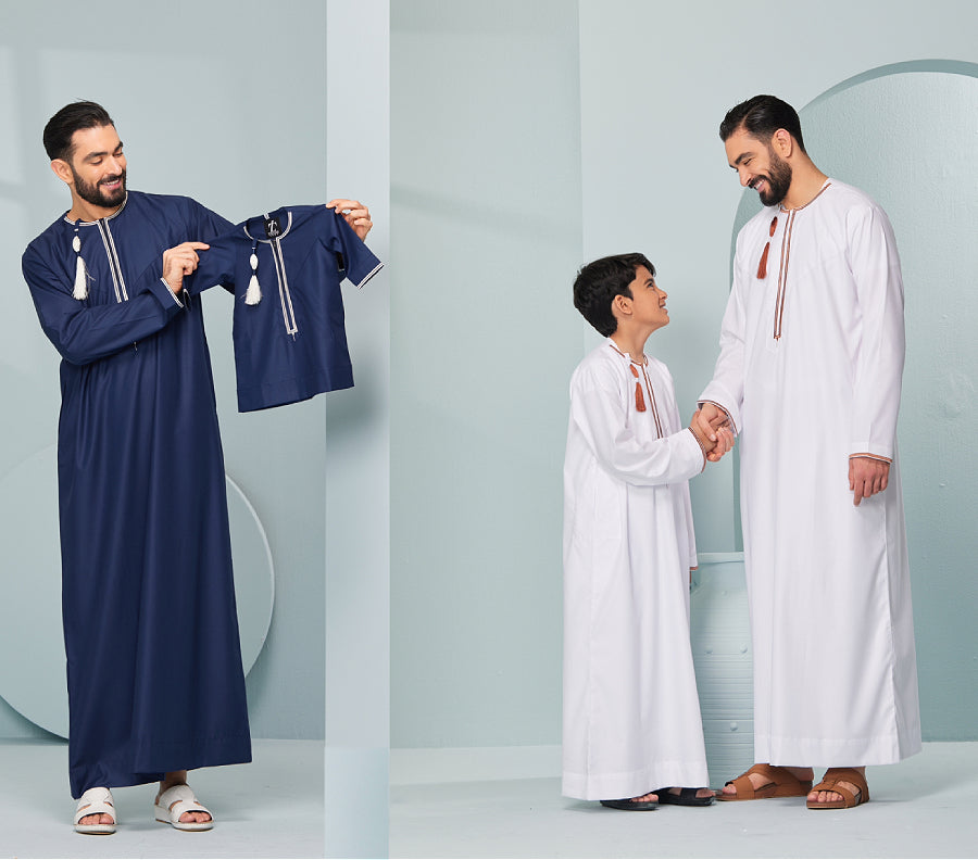 Thobes for Men and boys, Luxury Thobe, Traditional thobes worn by men and boy